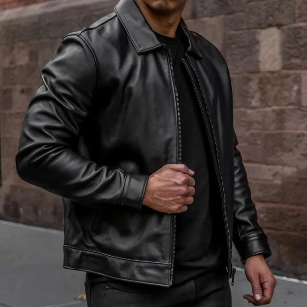 Men's Premium Classic Leather Jacket