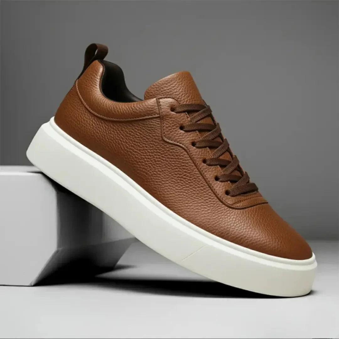 Sterling Classic Leather Sneakers + Free Premium Insole