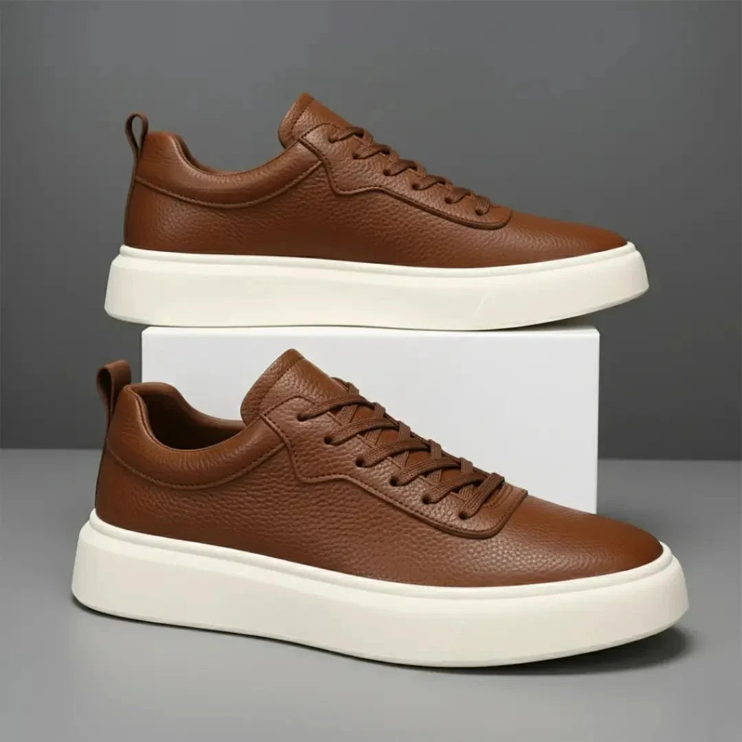Sterling Classic Leather Sneakers + Free Premium Insole
